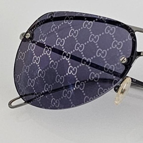 GUCCI RETRO LOGO'D LENSES SUNGLASSES -WOMEN'S - Picture 7 of 13